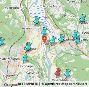 Mappa Via Cartiglio, 23883 Brivio LC, Italia (2.42286)