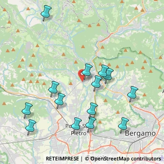 Mappa Str. della Regina, 24031 Almenno San Salvatore BG, Italia (4.51643)