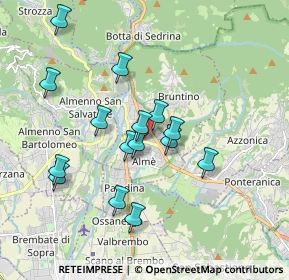 Mappa Via S. Michele, 24011 Almè BG, Italia (1.66733)