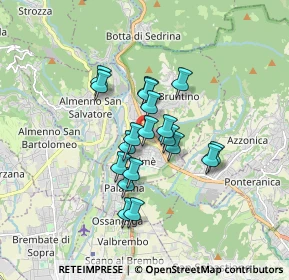 Mappa Via Europa, 24011 Almè BG, Italia (1.24316)