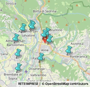 Mappa Via S. Michele, 24011 Almè BG, Italia (1.77455)
