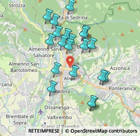 Mappa Via S. Michele, 24011 Almè BG, Italia (1.6995)