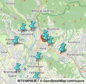 Mappa Via S. Michele, 24011 Almè BG, Italia (1.82)