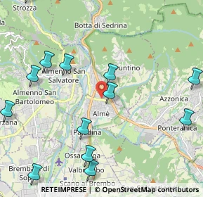 Mappa Via S. Michele, 24011 Almè BG, Italia (2.67154)