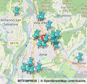 Mappa Via S. Michele, 24011 Almè BG, Italia (0.865)