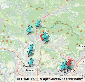 Mappa Via S. Michele, 24011 Almè BG, Italia (4.11583)