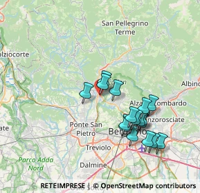 Mappa Via S. Michele, 24011 Almè BG, Italia (6.91529)