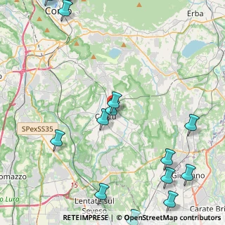 Mappa Via Sant' Adeodato, 22063 Cantù CO, Italia (6.13429)