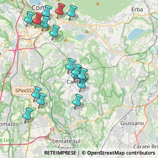 Mappa Via Sant' Adeodato, 22063 Cantù CO, Italia (4.59938)