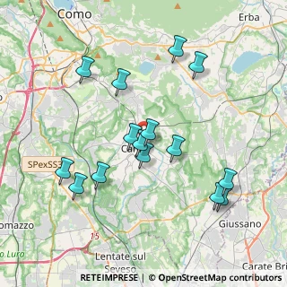 Mappa Via Sant' Adeodato, 22063 Cantù CO, Italia (3.768)