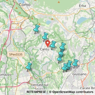 Mappa Via Sant' Adeodato, 22063 Cantù CO, Italia (3.84364)