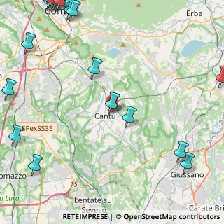 Mappa Via Sant' Adeodato, 22063 Cantù CO, Italia (6.7845)
