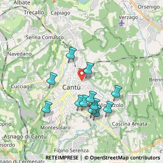 Mappa Via Sant' Adeodato, 22063 Cantù CO, Italia (1.71917)