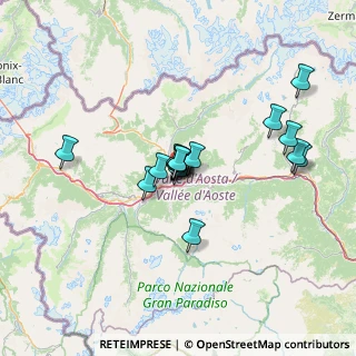 Mappa Via Alessandro Passerin D'Entreves, 11100 Aosta AO, Italia (10.67625)