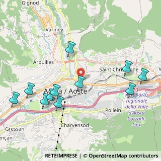 Mappa Via Alessandro Passerin D'Entreves, 11100 Aosta AO, Italia (2.34182)