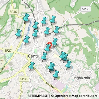Mappa Via S. Vincenzo, 22063 Cantù CO, Italia (0.9565)