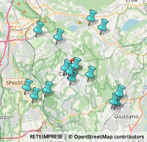 Mappa Via S. Vincenzo, 22063 Cantù CO, Italia (3.78067)