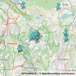 Mappa Via S. Vincenzo, 22063 Cantù CO, Italia (3.72)