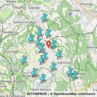 Mappa Via S. Vincenzo, 22063 Cantù CO, Italia (1.87688)