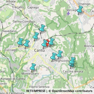 Mappa Via S. Vincenzo, 22063 Cantù CO, Italia (1.9375)