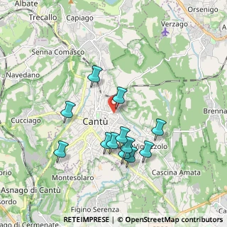 Mappa Via S. Vincenzo, 22063 Cantù CO, Italia (1.7125)