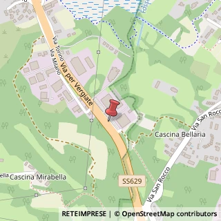 Mappa Via Torino, 667, 21020 Mercallo, Varese (Lombardia)