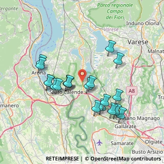 Mappa Via Torino, 21020 Mercallo VA, Italia (7.0635)