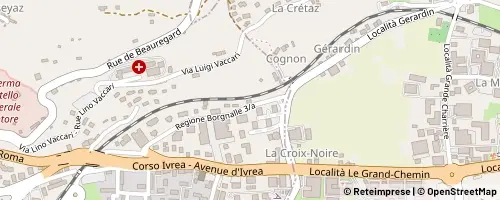 Mappa Aoste