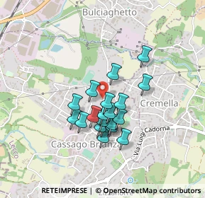 Mappa Via G. Parini, 23893 Cassago Brianza LC, Italia (0.3255)