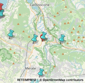 Mappa Via Privata S. Giuseppe, 23883 Brivio LC, Italia (6.45455)
