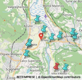 Mappa Via Privata S. Giuseppe, 23883 Brivio LC, Italia (2.07636)