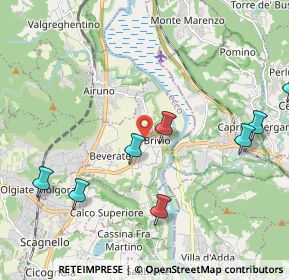 Mappa Via Privata S. Giuseppe, 23883 Brivio LC, Italia (3.14667)