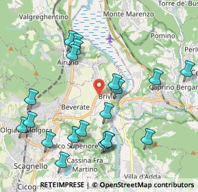 Mappa Via Privata S. Giuseppe, 23883 Brivio LC, Italia (2.2355)