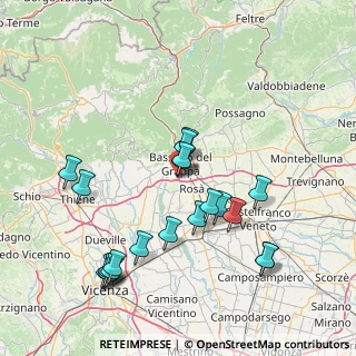 Mappa Centro Commerciale Emisfero, 36061 Bassano del Grappa VI, Italia (16.0815)