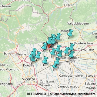 Mappa C.C. Emisfero, 36061 Bassano del Grappa VI, Italia (10.378)
