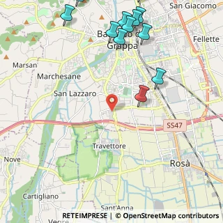 Mappa Centro Commerciale Emisfero, 36061 Bassano del Grappa VI, Italia (2.92583)