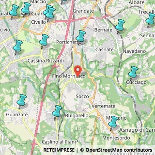 Mappa 22073 Fino Mornasco CO, Italia (3.49786)