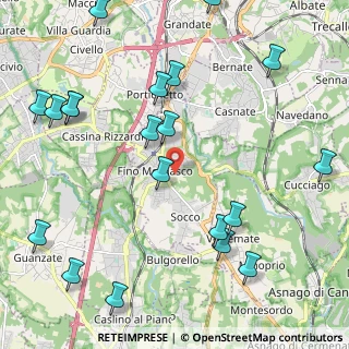Mappa 22073 Fino Mornasco CO, Italia (2.743)