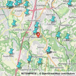 Mappa 22073 Fino Mornasco CO, Italia (3.213)