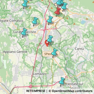 Mappa 22073 Fino Mornasco CO, Italia (5.6625)