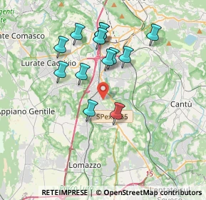 Mappa 22073 Fino Mornasco CO, Italia (3.32538)