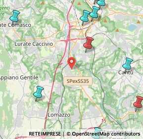 Mappa 22073 Fino Mornasco CO, Italia (6.83467)