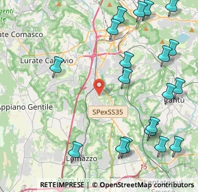 Mappa 22073 Fino Mornasco CO, Italia (5.37947)