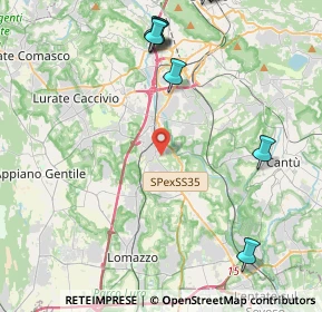 Mappa 22073 Fino Mornasco CO, Italia (6.8275)