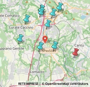 Mappa 22073 Fino Mornasco CO, Italia (4.14182)