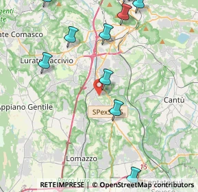 Mappa 22073 Fino Mornasco CO, Italia (5.6625)