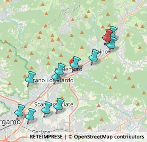 Mappa Via Guglielmo Marconi, 24027 Nembro BG, Italia (4.24846)