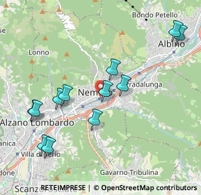 Mappa Via Guglielmo Marconi, 24027 Nembro BG, Italia (2.10833)