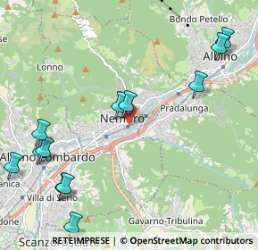 Mappa Via Guglielmo Marconi, 24027 Nembro BG, Italia (2.68333)