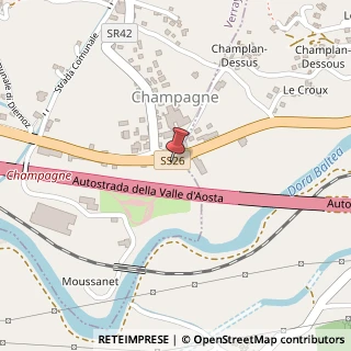 Mappa Strada Statale 26 della Valle D'aosta, 5/a, 11020 Verrayes, Aosta (Valle d'Aosta)